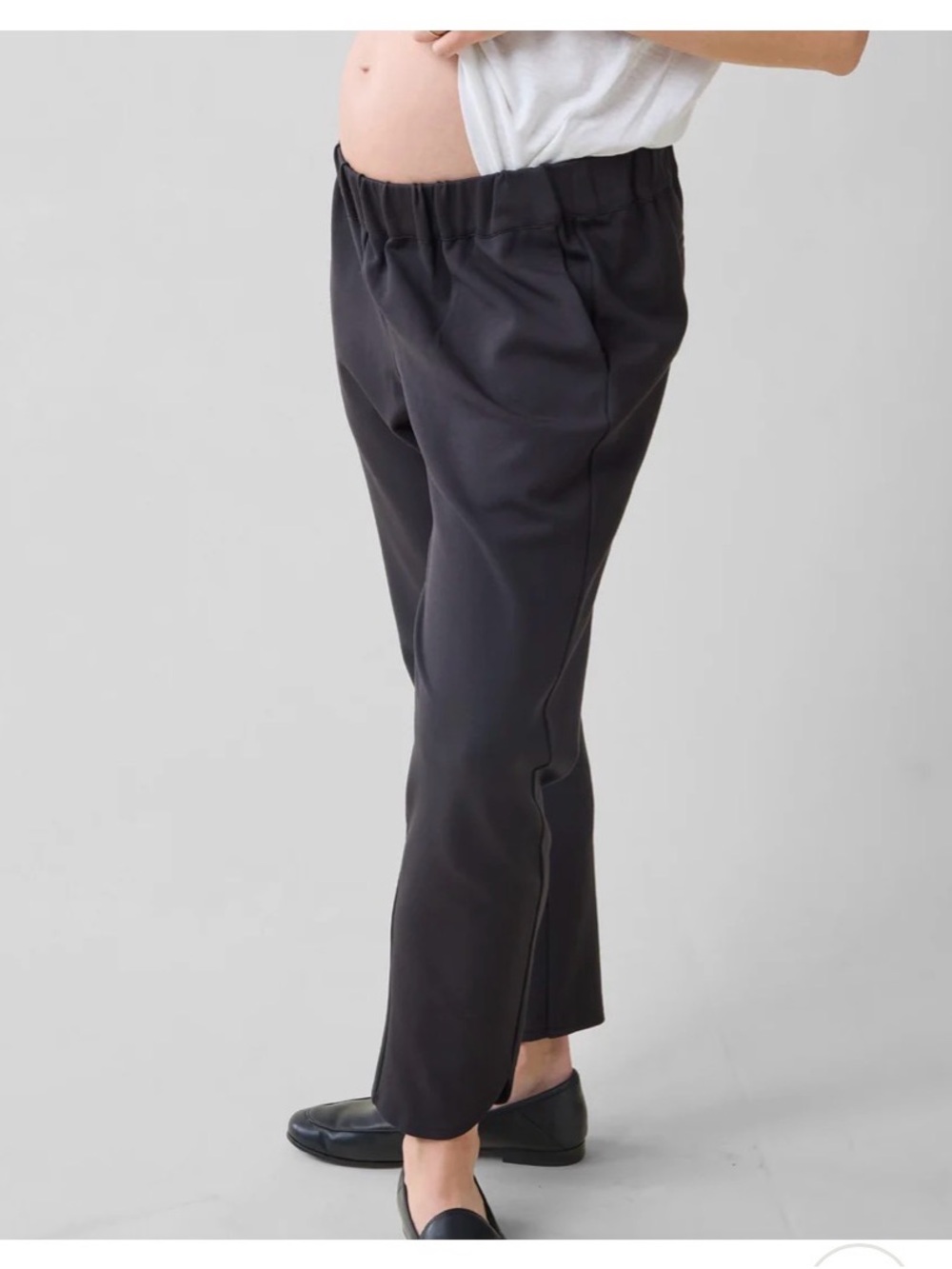 Ingrid & Isabel The EveryWhere Maternity Black Ponte Pant Size S